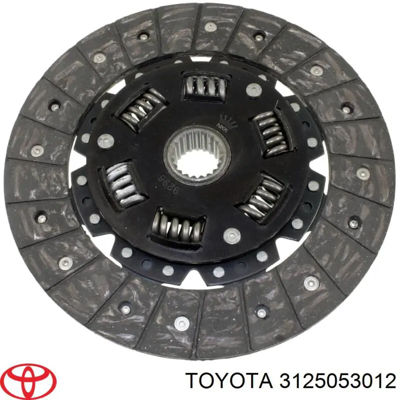 3125053012 Toyota диск зчеплення