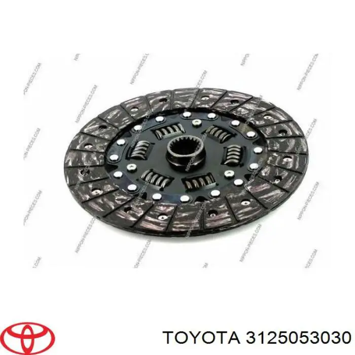 Зчеплення Toyota 3125053030 ціна, від 170.43 USD