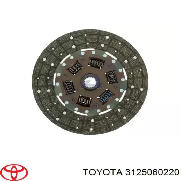 Зчеплення Toyota 3125060220 ціна, від 60.50 USD