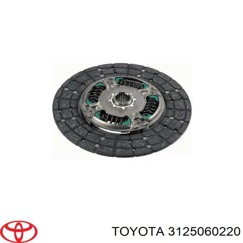 3125060220 Toyota диск зчеплення