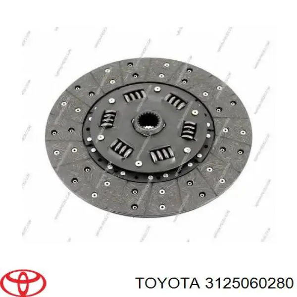 Зчеплення Toyota 3125060280 ціна, від 58.58 USD