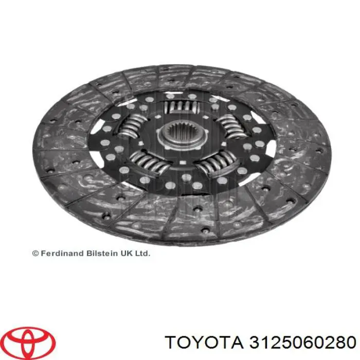 3125060280 Toyota диск зчеплення