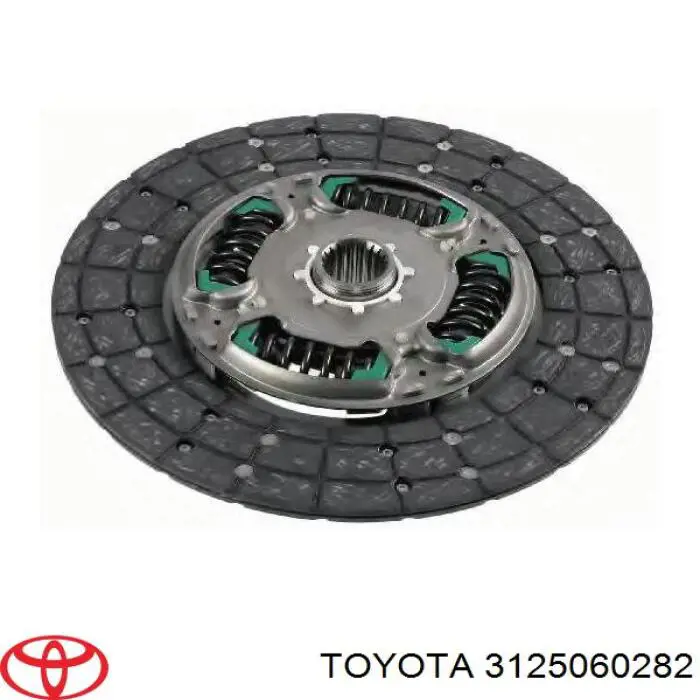 Зчеплення Toyota 3125060282 ціна, від 60.50 USD