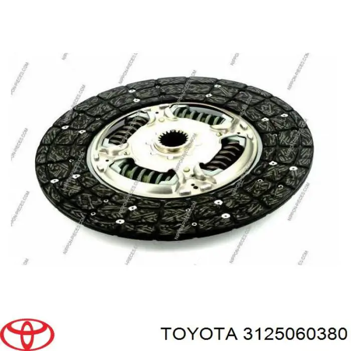 Зчеплення Toyota 3125060380 ціна, від 83.36 USD