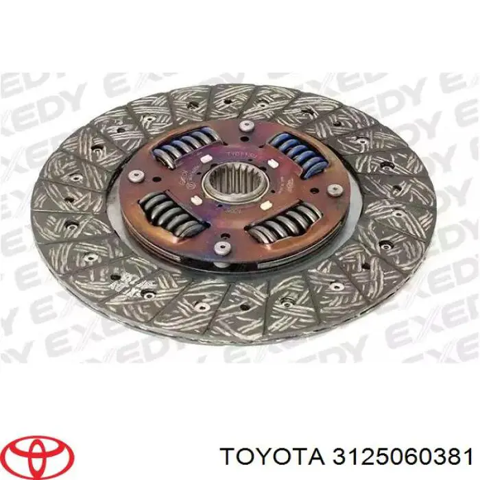 3125060381 Toyota диск зчеплення