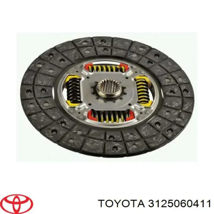 3125060411 Toyota диск зчеплення