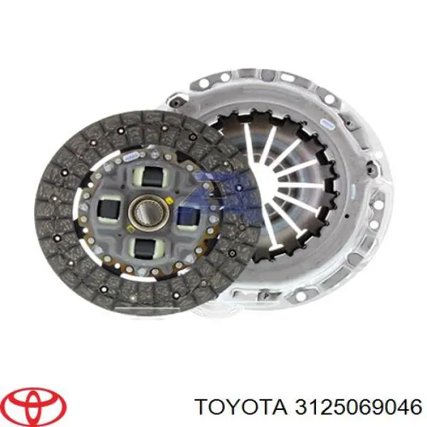 3125069046 Toyota комплект зчеплення (3 частини)
