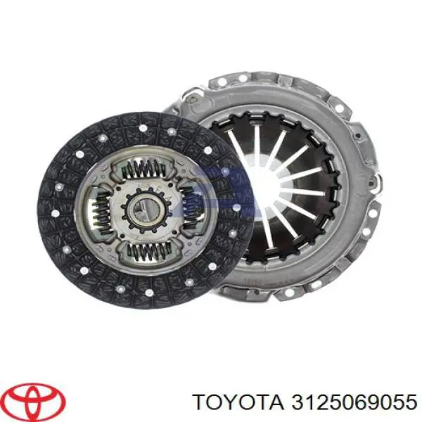 Комплект зчеплення (3 частини) Toyota 3125069055 ціна, від 126.67 USD