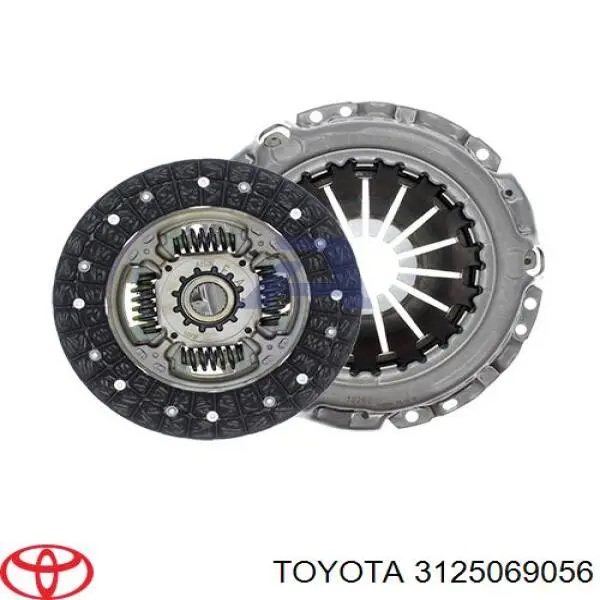 Комплект зчеплення (3 частини) Toyota 3125069056 ціна, від 19.19 USD