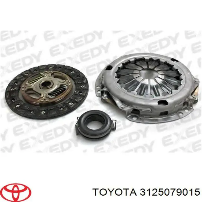 Комплект зчеплення (3 частини) 3125079015 Toyota