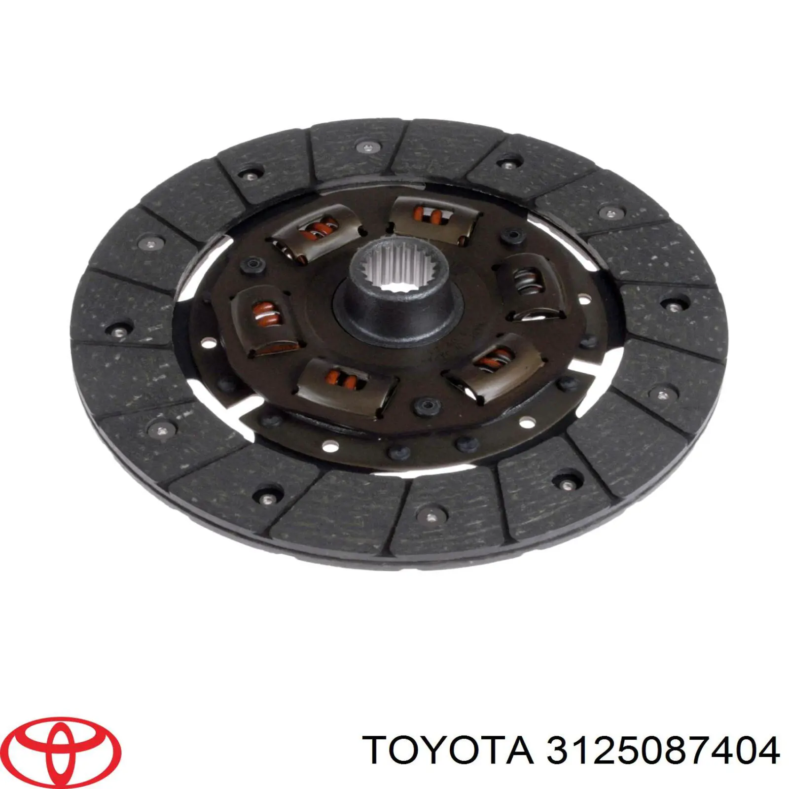 3125087404 Toyota диск зчеплення