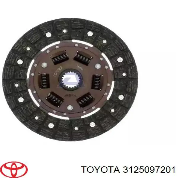 Зчеплення Toyota 3125097201 ціна, від 142.29 USD