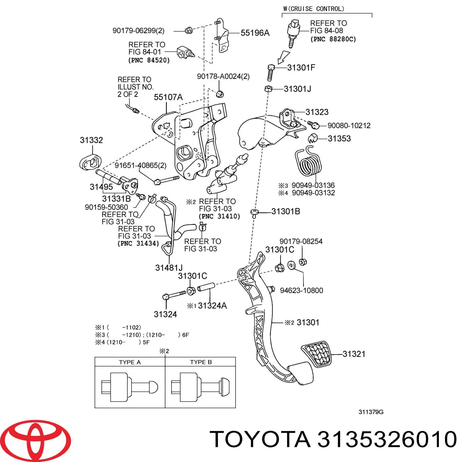  Toyota 3135326010 ціна, від 2.57 USD