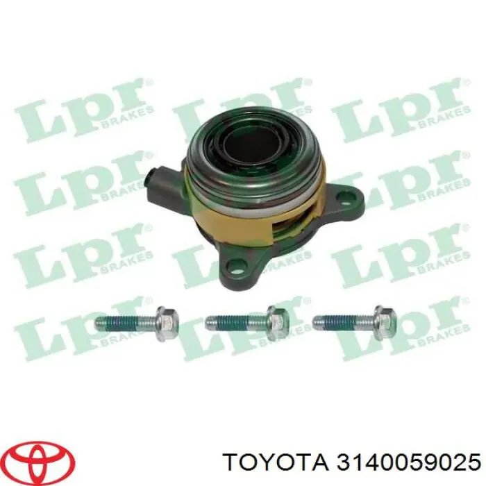 Купити 3140059025 Toyota Робочий циліндр зчеплення в зборі з витискним підшипником