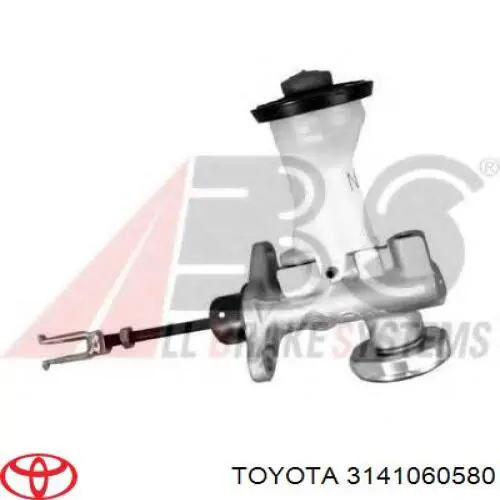 3141060580 Toyota Циліндр зчеплення, головний