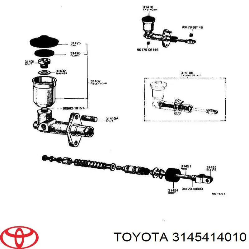  Toyota 3145414010 ціна, від 19.00 USD