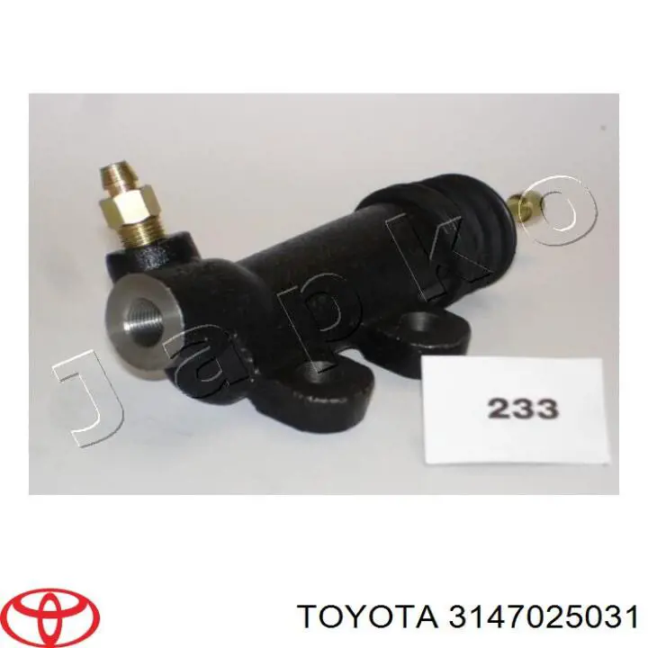 Робочий циліндр зчеплення 3147025031 Toyota