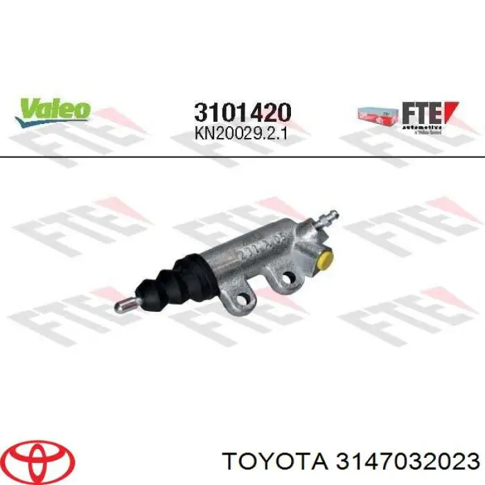 Актуатор зчеплення Toyota 3147032023 ціна, від 10.16 USD