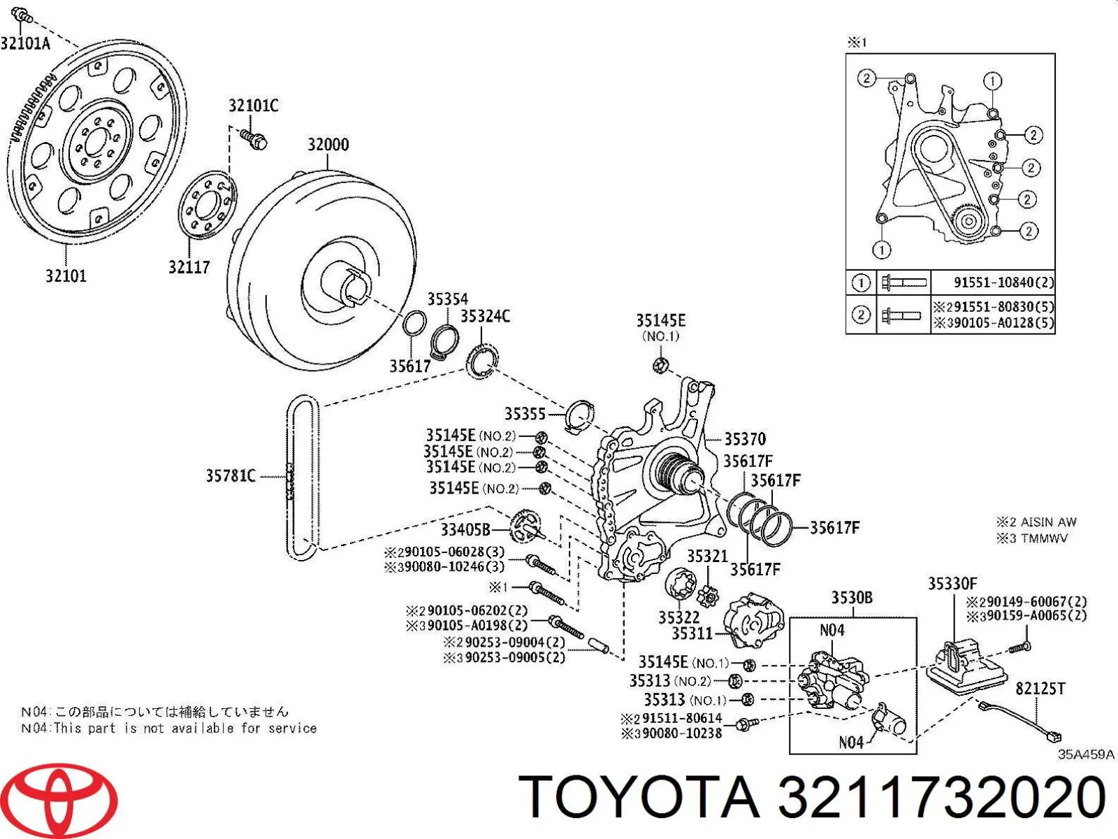 3211732020 Toyota 