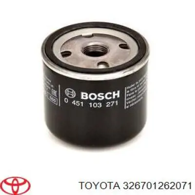 Купити 326701262071 Toyota Фільтр очищення масла відцентровий