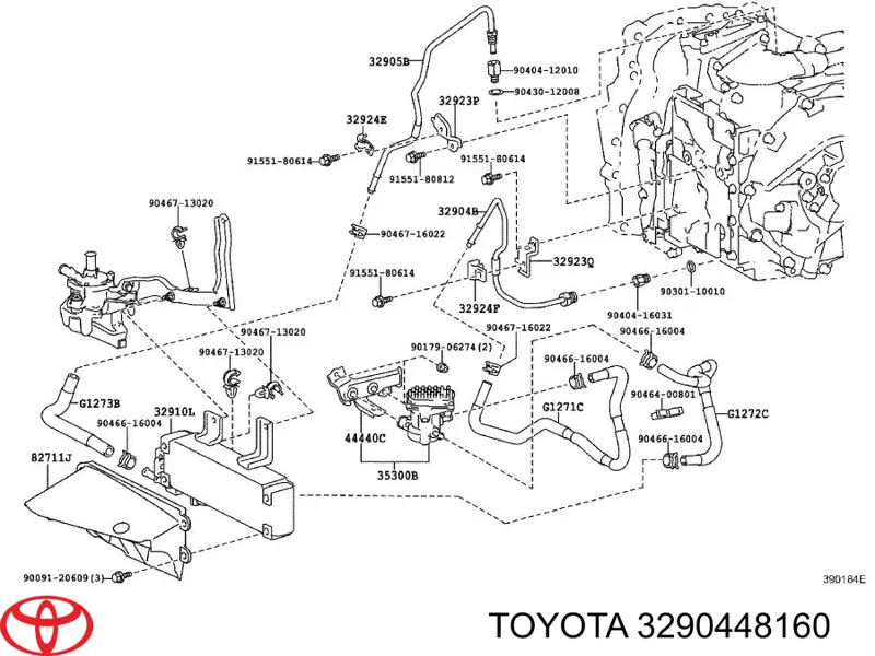 3290448160 Toyota 