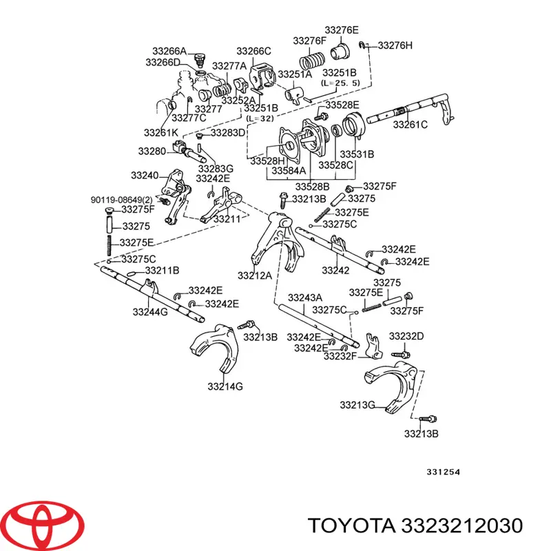  3323212030 Toyota