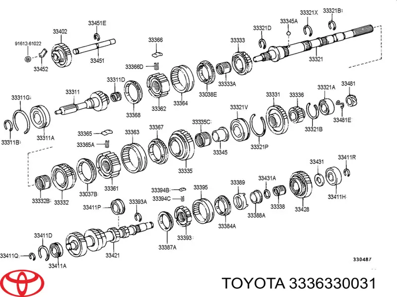3336330031 Toyota 