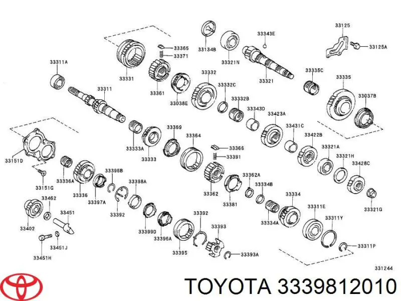 Купити 3339812010 Toyota 