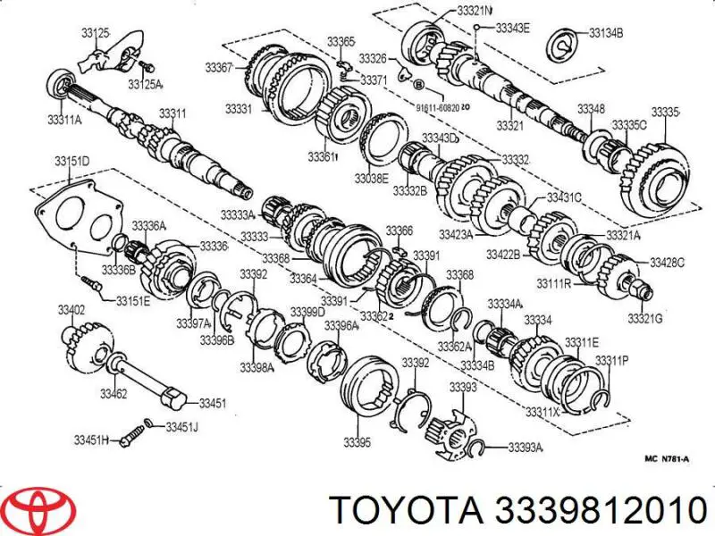3339812010 Toyota 