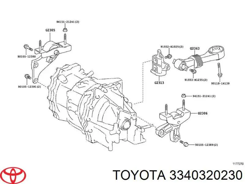  3340320230 Toyota