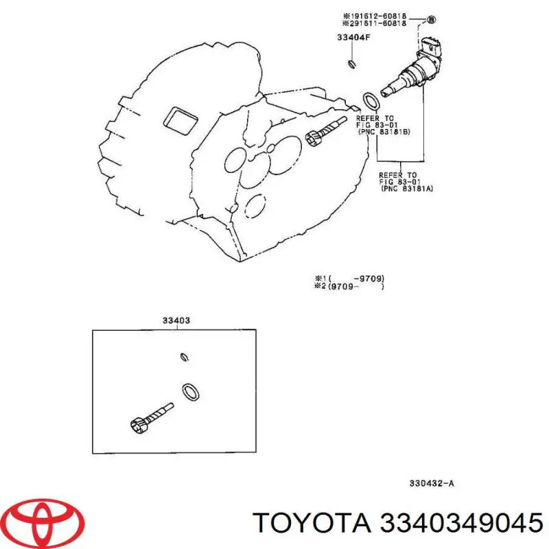  Toyota 3340349045 ціна, від 91.70 USD