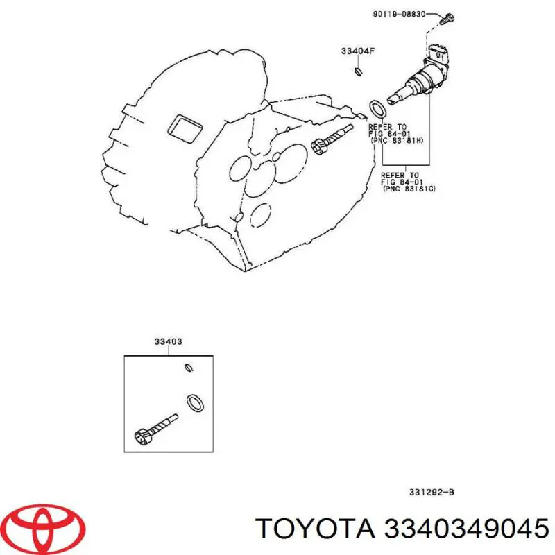 3340349045 Toyota 