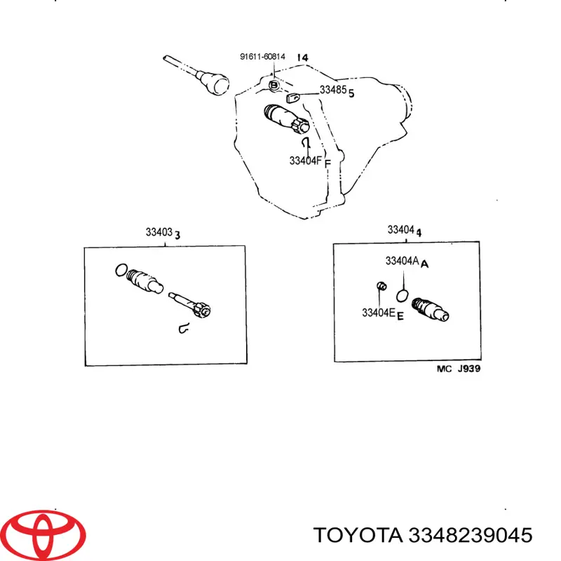 Шестерня спідометра, ведуча Toyota 3348239045 ціна, від 4.83 USD