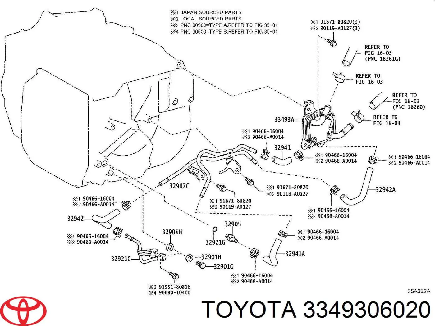 Бак паливний 3349306020 Toyota