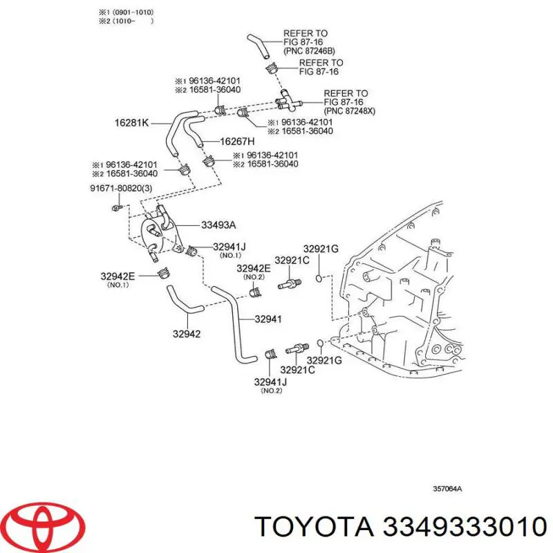  Toyota 3349333010 ціна, від 152.37 USD