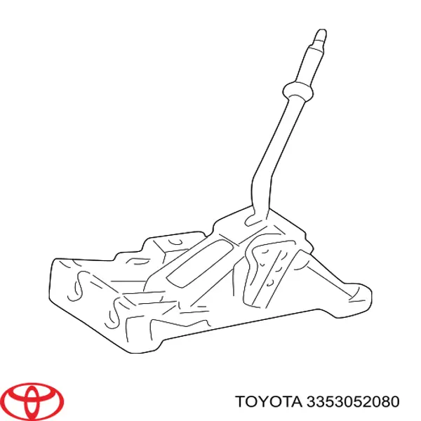 Куліса КПП на Toyota Yaris  P10