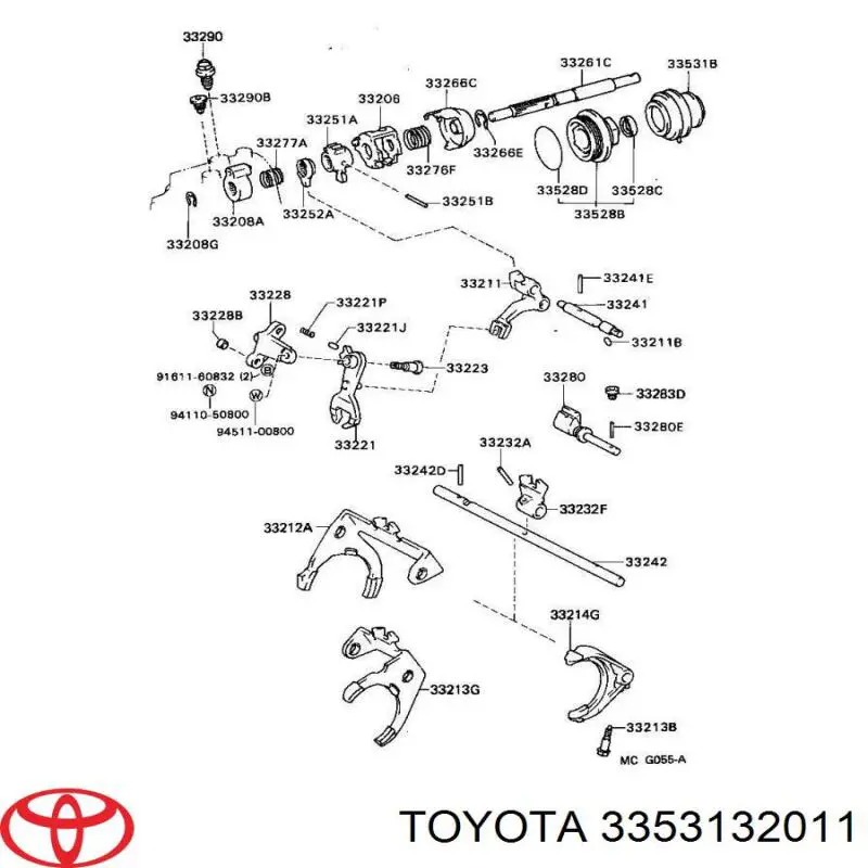  Toyota 3353132011 ціна, від 9.47 USD