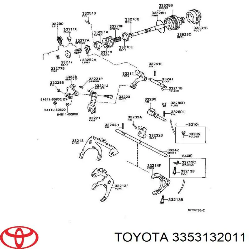 3353132011 Toyota 