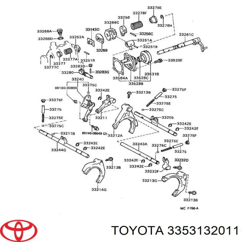 Купити 3353132011 Toyota 