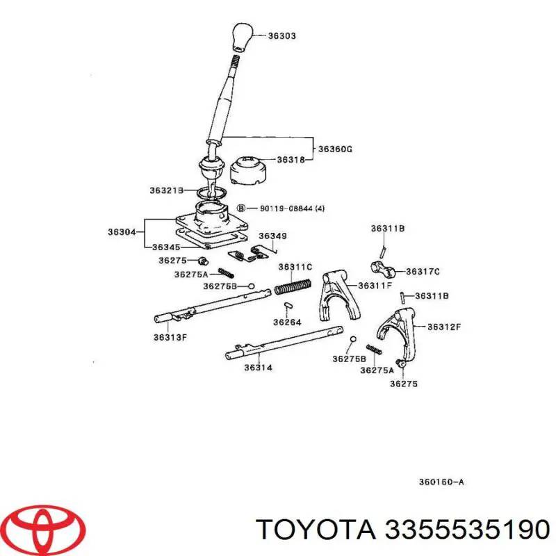 Купити 3355535190 Toyota 
