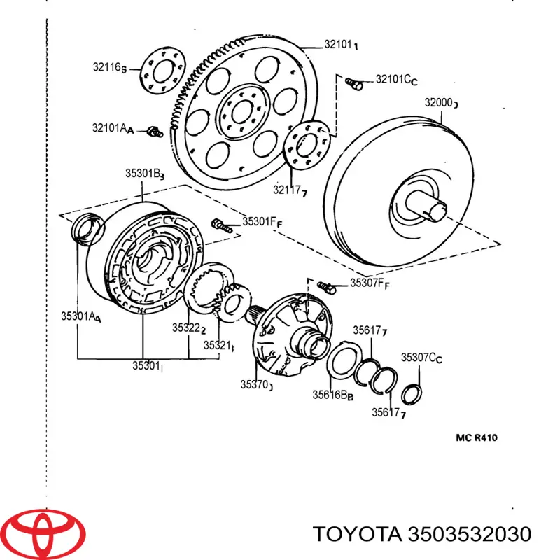 Насос масляний КПП Toyota 3503532030 ціна, від 126.68 USD