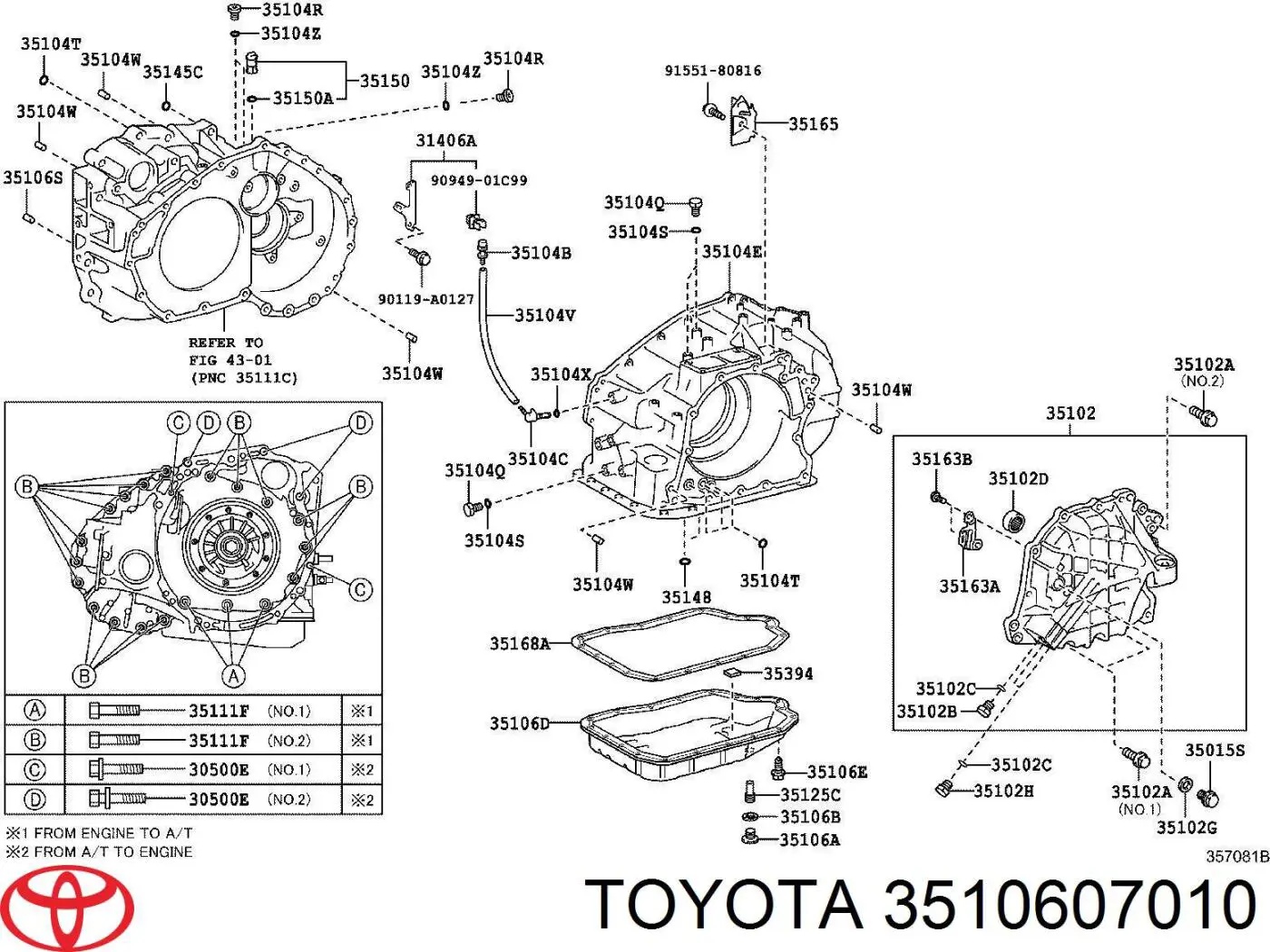  Toyota 3510607010 ціна, від 106.05 USD