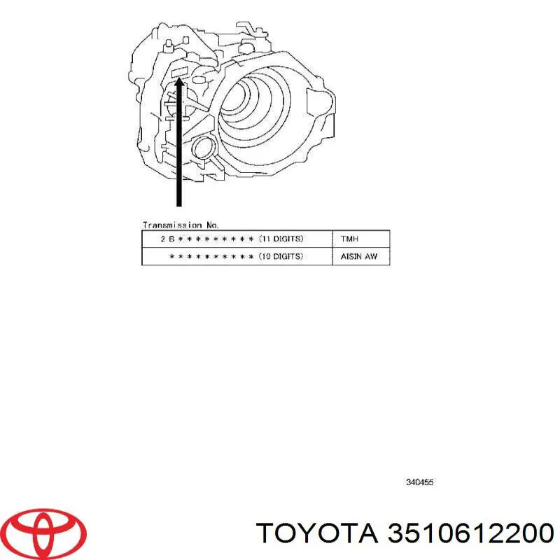 Toyota 3510612200 ціна, від 94.26 USD