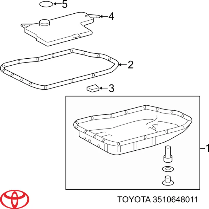 Купити 3510648011 Toyota Піддон АКПП