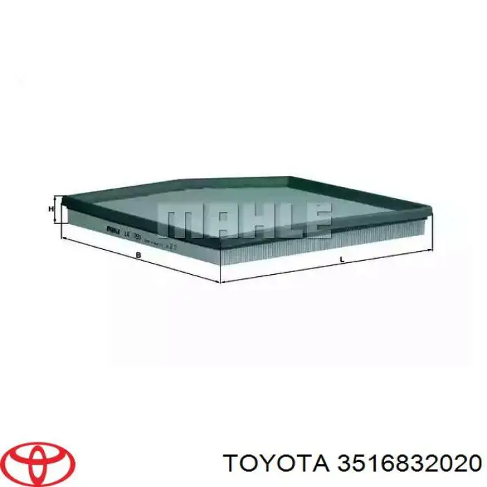 Прокладка піддону АКПП 3516832020 Toyota
