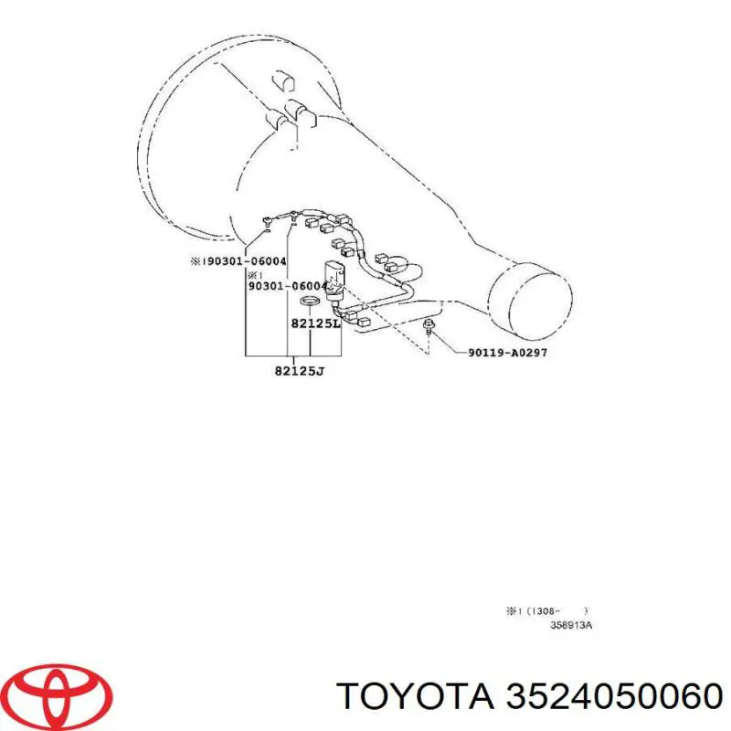  Toyota 3524050060 ціна, від 100.09 USD