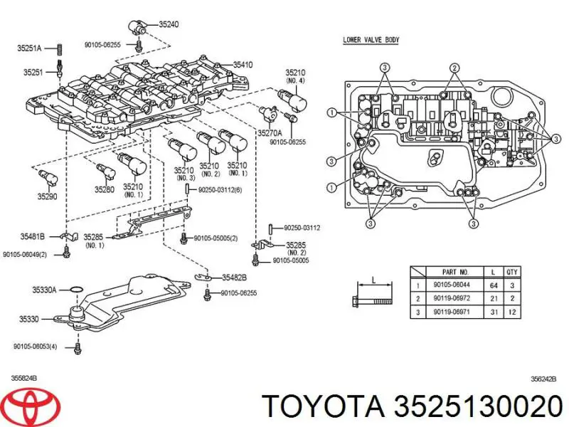 Купити 3525130020 Toyota 