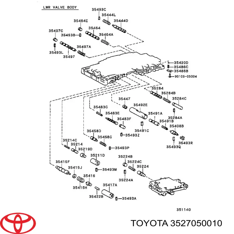 Купити 3527050010 Toyota 