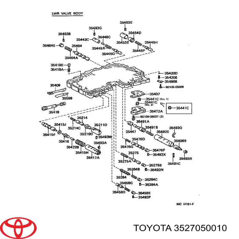  Toyota 3527050010 ціна, від 399.87 USD