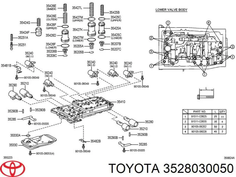 Купити 3528030050 Toyota Соленоїд АКПП
